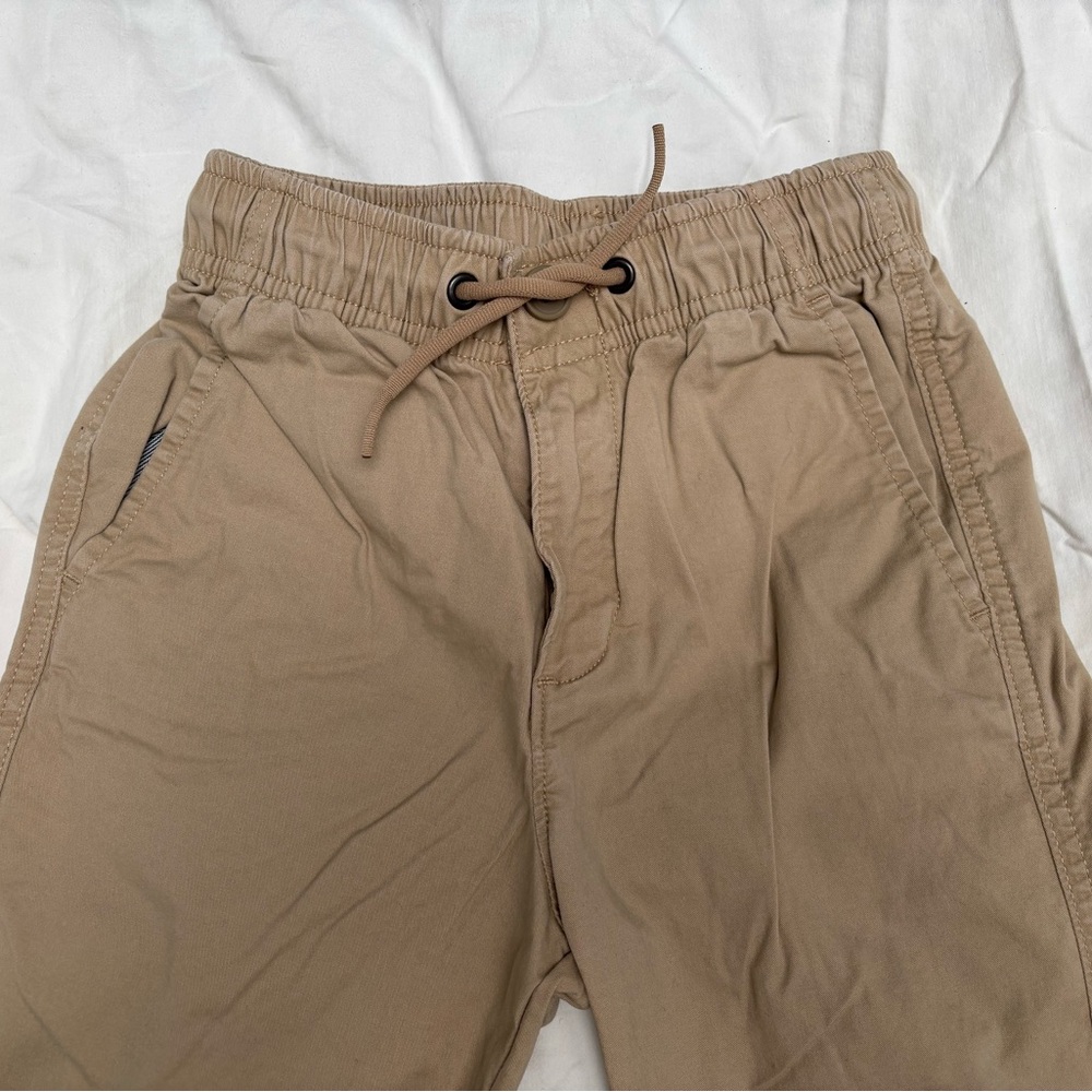 CREWCUTS Tan Khaki Stretch Waist Boys Pants size 7